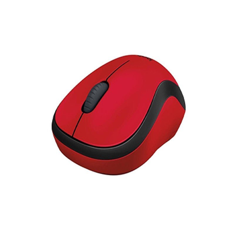 Logitech Wireless Mouse M220 SILENT - Red