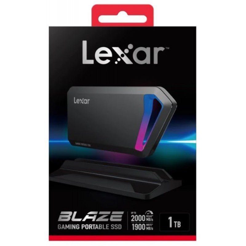 Lexar SL660 BLAZE Gaming Portable SSD - LSL660X001T-RNNNG