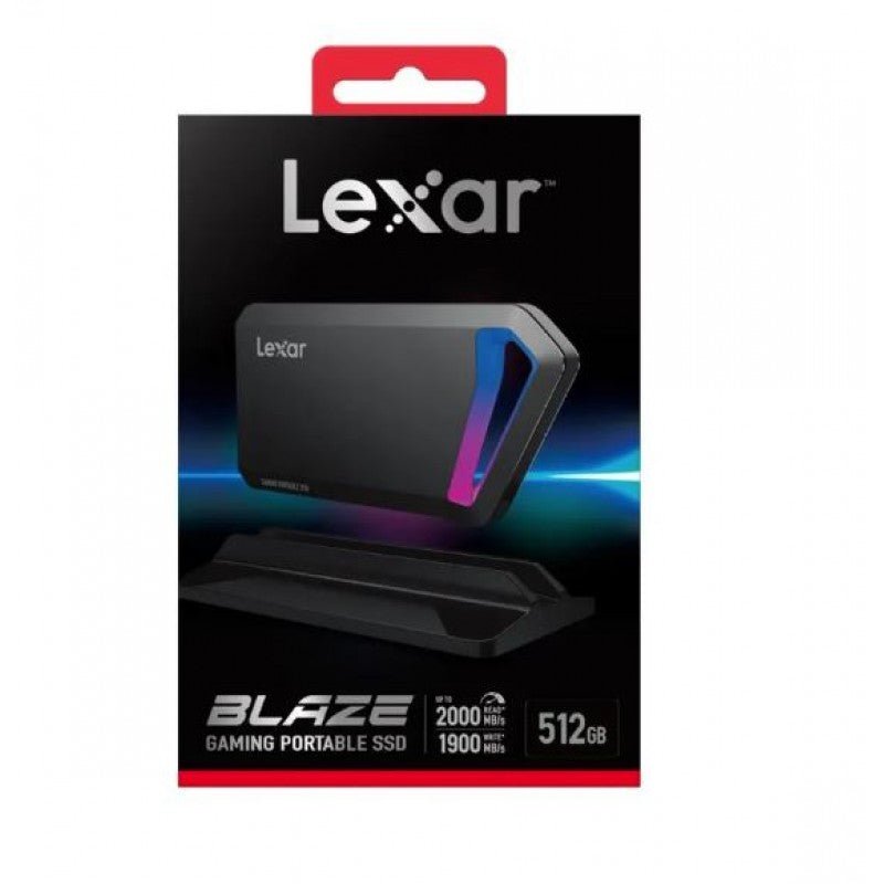 Lexar SL660 BLAZE Gaming Portable SSD - LSL660X512G-RNNNG