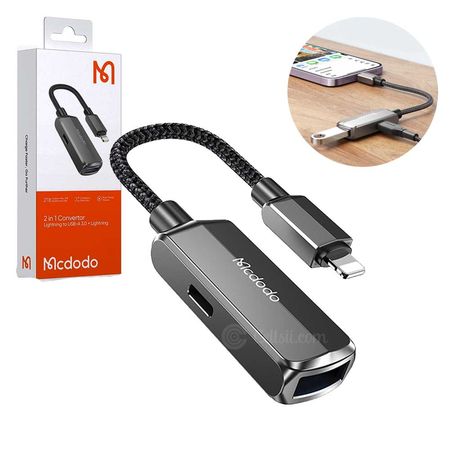 Mcdodo 2 in 1 USB Lightning OTG 3.0 Converter Adapter