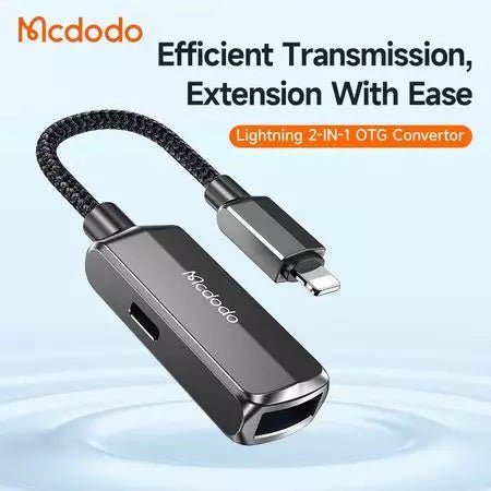 Mcdodo 2 in 1 USB Lightning OTG 3.0 Converter Adapter