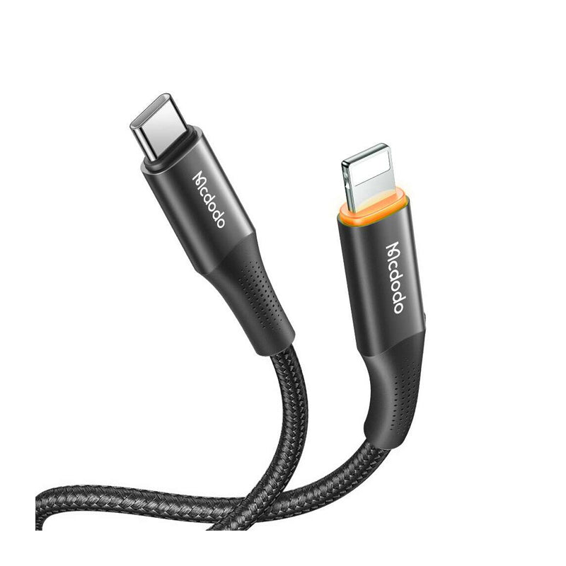 Mcdodo 20W Data Cable - USB-C To Lightning / 1.8 Meters / Black