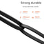 Mcdodo 3 in 1 Retractable Flat Cable Adjustable Length Universal – Black