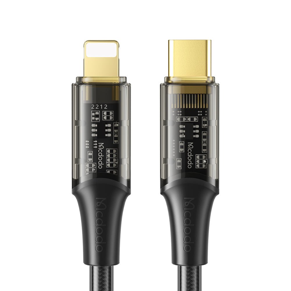 Mcdodo CA159 1.2M 36W PD to Lightning Transparent Cable