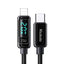 Mcdodo Digital Display Pro USB-C to Lightning Fast Charging Cable - 1.2m / 20W / Black