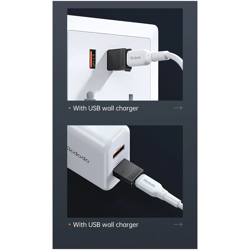 Mcdodo OTG Converter - USB-C To USB-A / Black