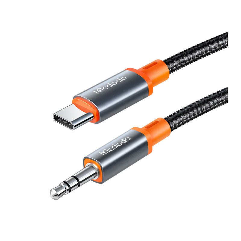 Mcdodo USB-C to 3.5mm AUX Jack Cable - USB-C to 3.5mm / 1.2 Meters / Black