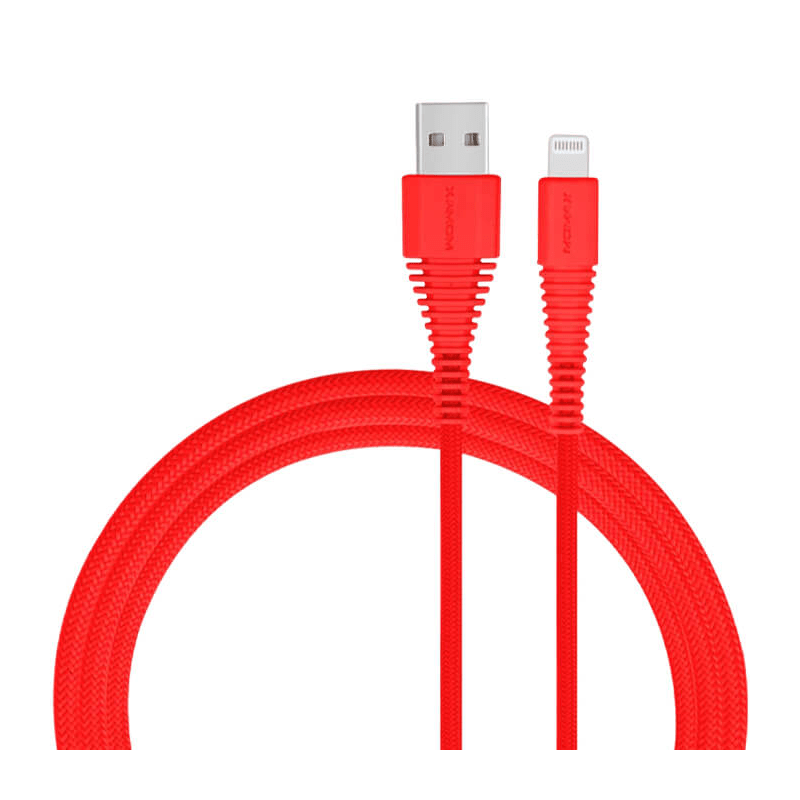 Momax Tough Link Lightning to Type-C Cable - 1.2 Meter / Red