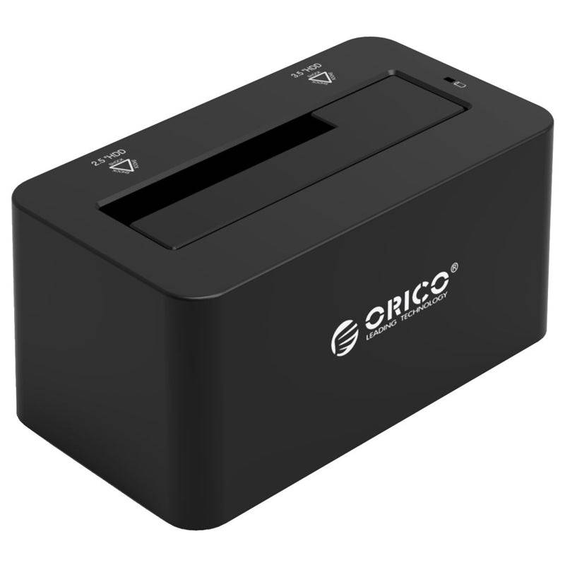 قاعدة محرك الأقراص الصلبة الخارجية ORICO (6619S3-UK-BK) - 2.5 و3.5 بوصة / HDD / SSD / SATA-III / USB 3.0