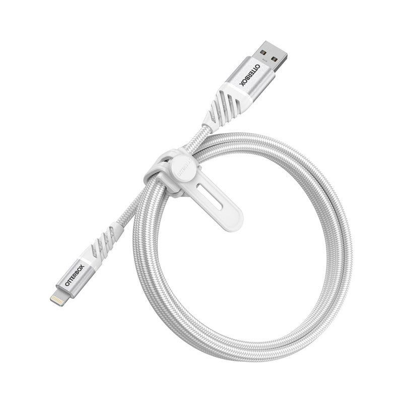 OtterBox Lightning To USB-A Premium Cable - Lightning / USB-A / 1 Meter / White