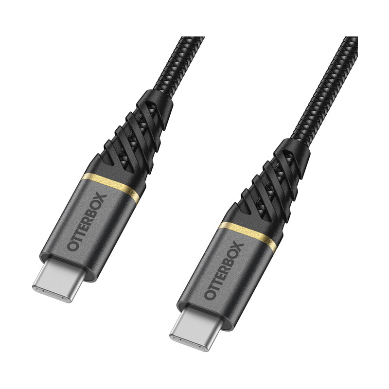 OtterBox Premium USB-C To USB-C Fast Charge Cable - USB-C / USB-C / 1 Meter / Black