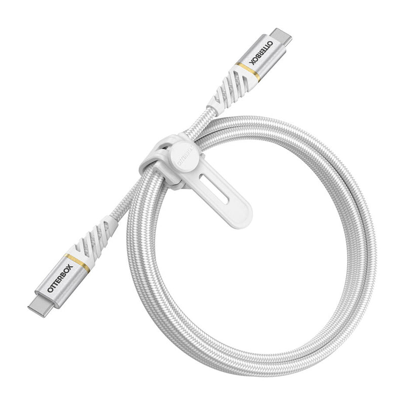 OtterBox Premium USB-C To USB-C Fast Charge Cable - USB-C / USB-C / 1 Meter / White