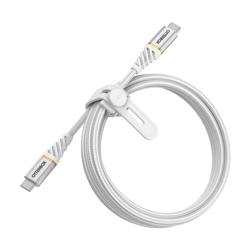 OtterBox Premium USB-C To USB-C Fast Charge Cable - USB-C / USB-C / 2 Meters / White