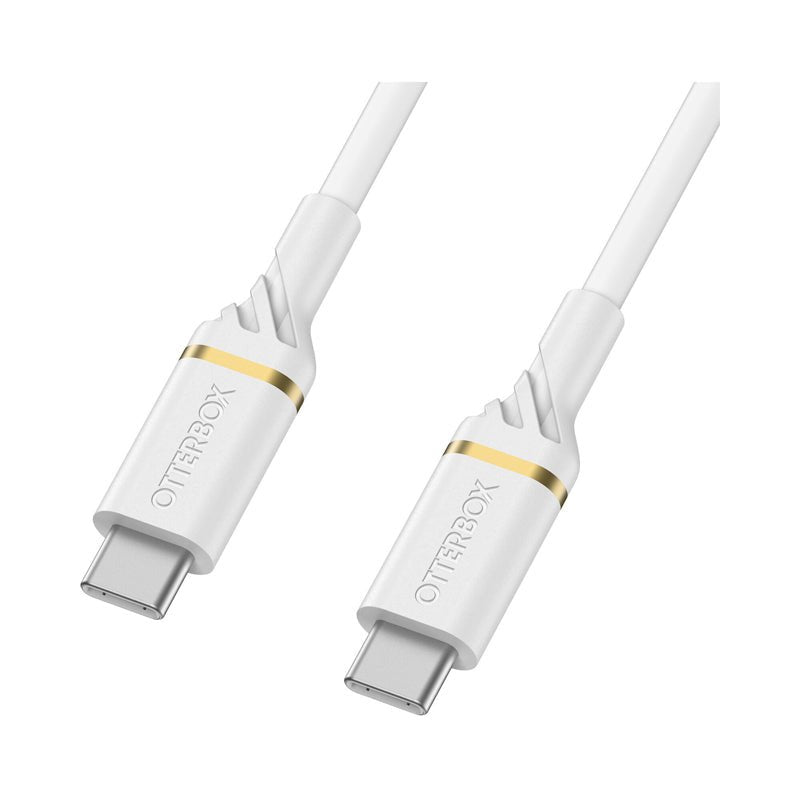 OtterBox Standard USB-C To USB-C Fast Charge Cable - USB-C / USB-C / 2 Meters / White