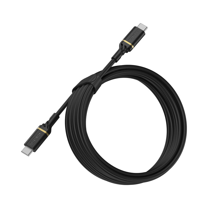 OtterBox Standard USB-C To USB-C Fast Charge Cable - USB-C / USB-C / 3 Meters / Black
