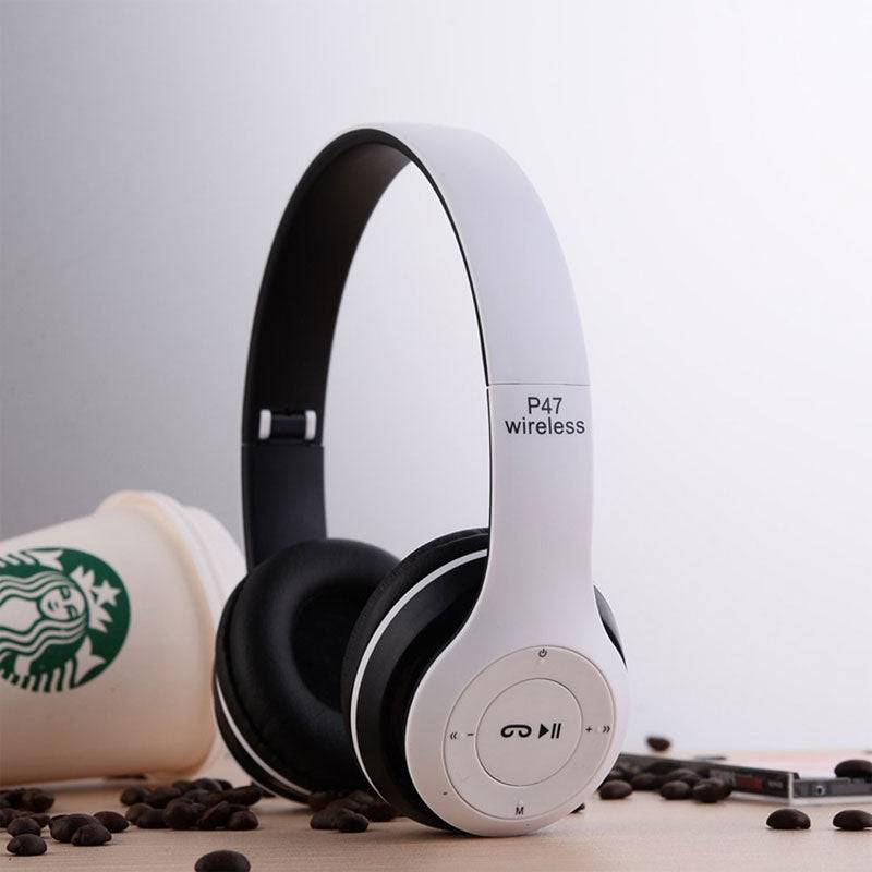 P47 Wireless Headphone - Bluetooth 4.2 / Wireless / White - Bundle Offer