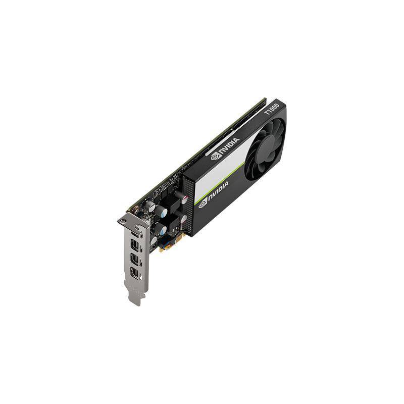 PNY NVIDIA T1000 Graphics Card - 4GB / GDDR6 / 128-bit / PCI Express 3.0 / Mini DisplayPort