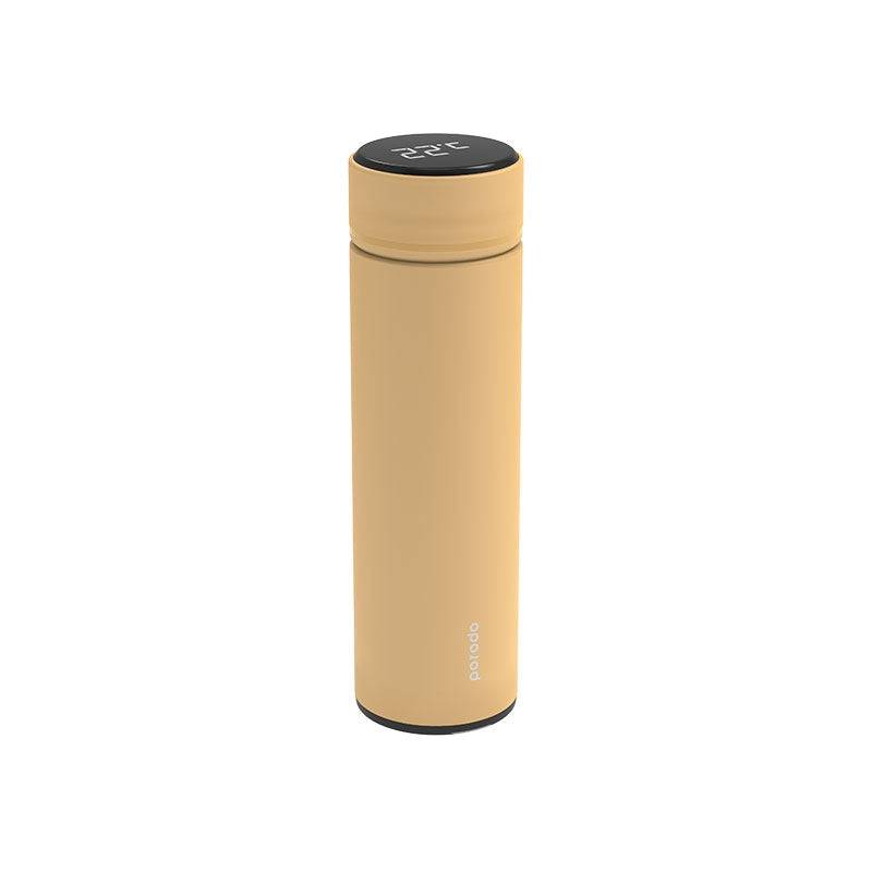 Porodo Smart Water Bottle Cup - 500 ml / Temperature Indicator / Orange
