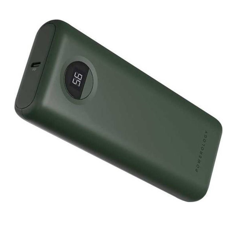 Powerology Compact Power Bank - 20000mAh / Green