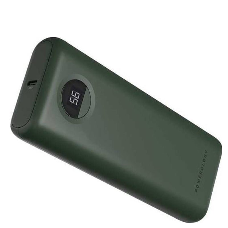 Powerology Compact Power Bank - 20000mAh / Green