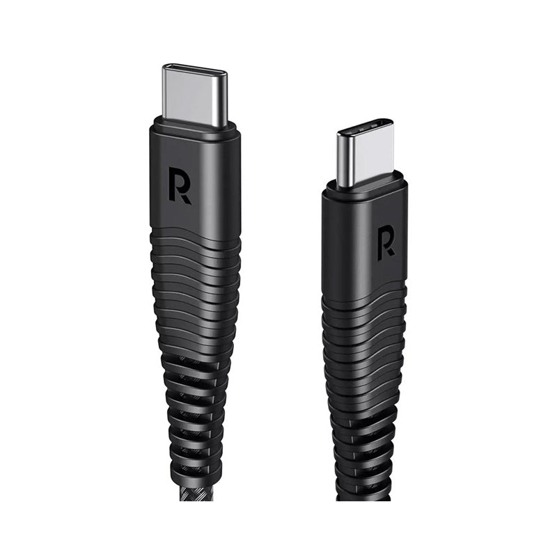 RAVPower Nylon Braided Cable - USB-C To USB-C / 1 Meter / Black