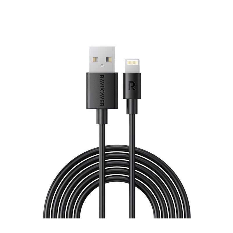 RAVPower TPE Lightning Cable - Lightning / 2 Meters / Black