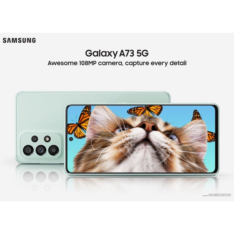 Samsung Galaxy A73 - 128GB / 6.7" Super AMOLED Plus / Wi-Fi / 5G / Awesome Mint - Mobile