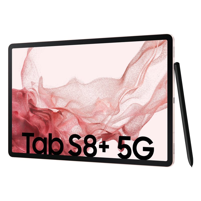 Samsung Galaxy Tab S8+ - 12.4" Super AMOLED / 8GB / 128GB / WiFi / 5G / Pink Gold - Tablet