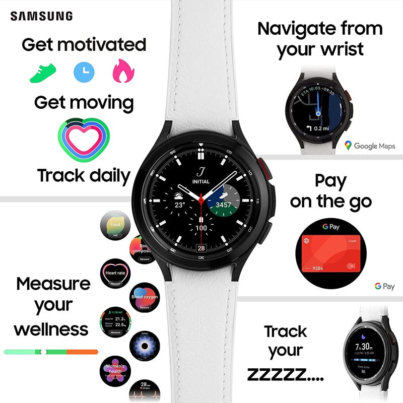 Samsung Galaxy Watch 4 Classic - AMOLED / 16GB / 46mm / Bluetooth / Wi-FI / Black