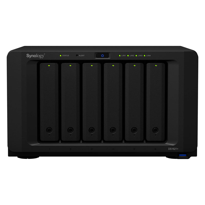 Synology DiskStation DS1621+ - 3TB / 3x 1TB / SATA / 6-Bays / USB / LAN / eSATA / Desktop