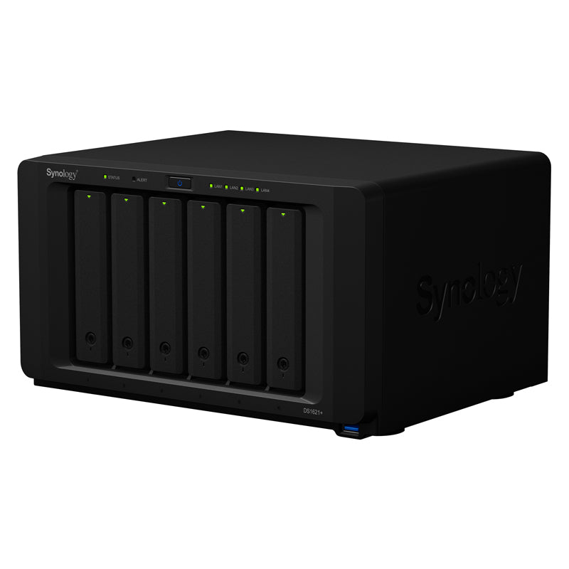 Synology DiskStation DS1621+ - 3TB / 3x 1TB / SATA / 6-Bays / USB / LAN / eSATA / Desktop