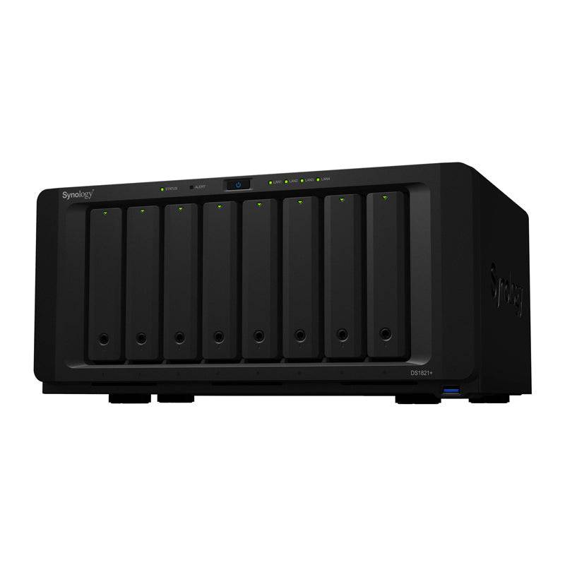 Synology DiskStation DS1821+ - 16TB / 8x 2TB / SATA / 8-Bays / USB / LAN / eSATA / Desktop