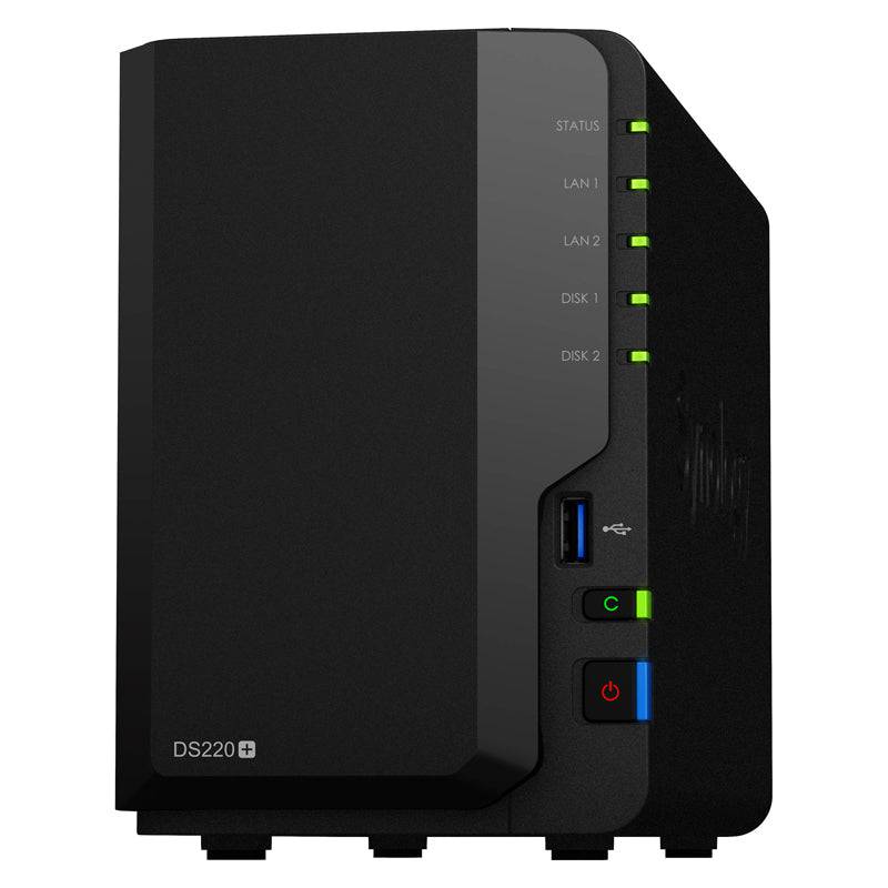 Synology DiskStation DS220+ - 20TB / 2x 10TB / SATA / 2-Bays / USB / LAN / Desktop