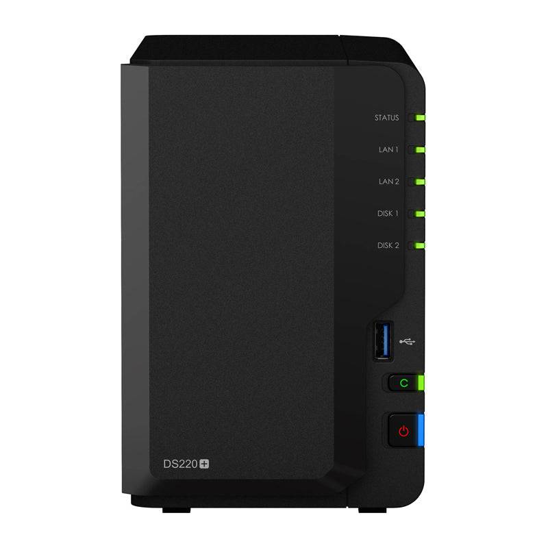 Synology DiskStation DS220+ - 24TB / 2x 12TB / SATA / 2-Bays / USB / LAN / Desktop