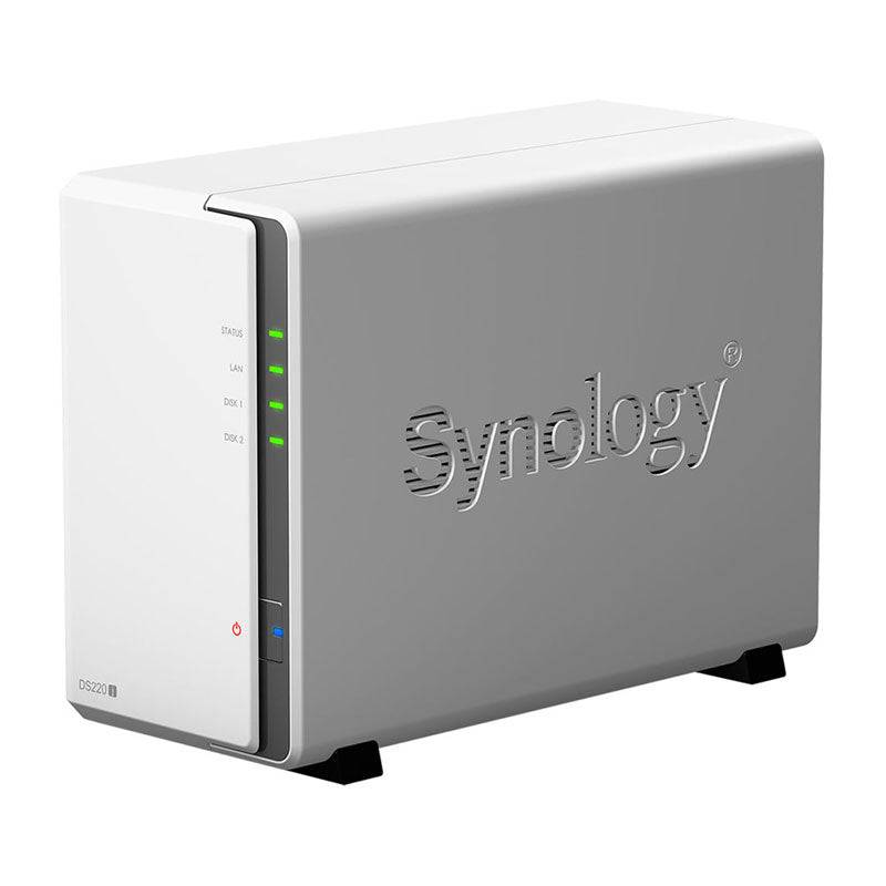 Synology DiskStation DS220J - 24TB / 2x 12TB / SATA / 2-Bays / USB / LAN / Desktop