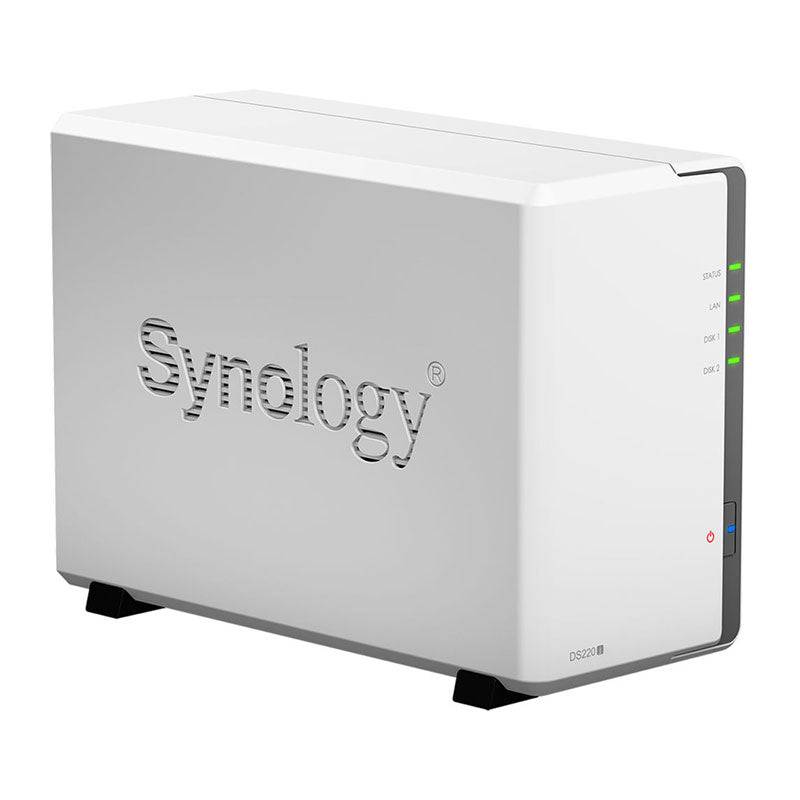 Synology DiskStation DS220J - 24TB / 2x 12TB / SATA / 2-Bays / USB / LAN / Desktop