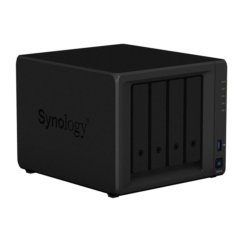 Synology DiskStation DS418 - 16TB / 2x 8TB / SATA / 4-Bays / USB / LAN / Desktop