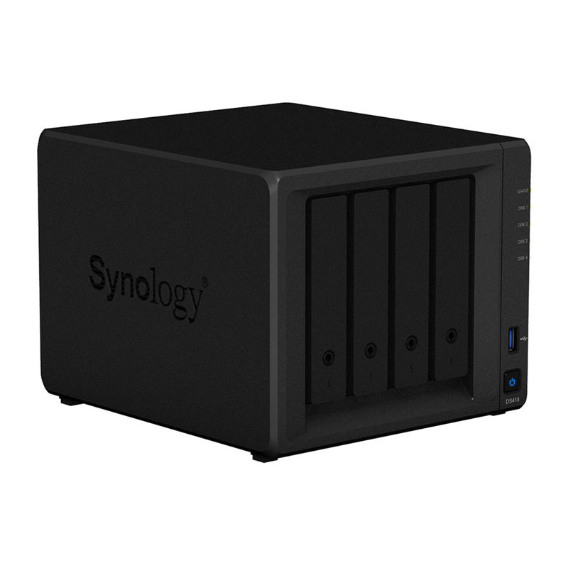 Synology DiskStation DS418 - 4TB / 4x 1TB / SATA / 4-Bays / USB / LAN / Desktop
