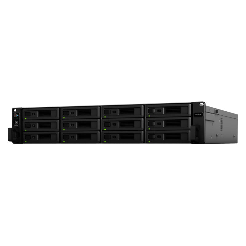 Synology RackStation RS2421+ - 192TB / 12x 16TB / SATA / 12-Bays / USB / LAN / Rack (2U)