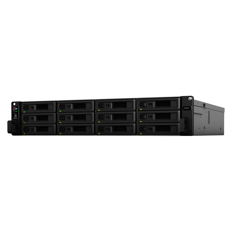 Synology RackStation RS2421+ - 96TB / 12x 8TB / SATA / 12-Bays / USB / LAN / Rack (2U)