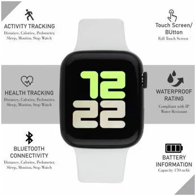 T500 SmartWatch - 1.75" TFT Touch / White