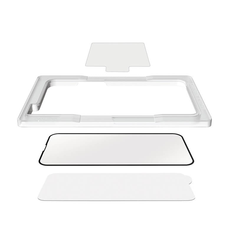 Torrii Bodyglass Full Coverage Curved Screen Protector - iPhone 13 Mini / Anti-bacterial Coating / Black
