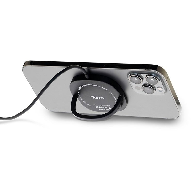 Torrii Bolt Magnetic Snap Wireless Charger - 15W / Black