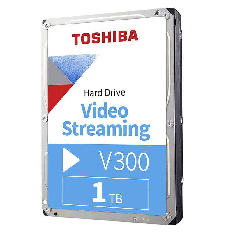 Toshiba V300 Surveillance Video Streaming Internal Hard Drive - 1TB / 3.5-inch / SATA-III / 5700 RPM / 64MB Buffer