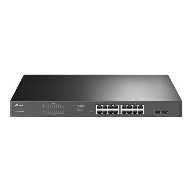 TP-Link TL-SG1218MPE - 16-Ports / RJ-45 / PoE+ / SFP / Rack-Mountable - Switch