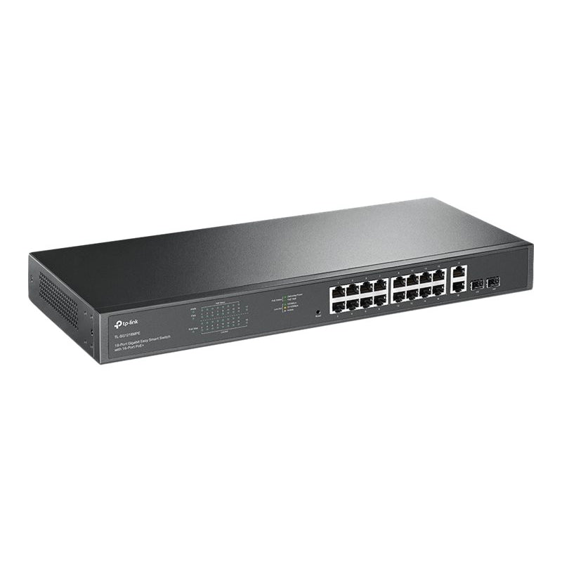 TP-Link TL-SG1218MPE - 16-Ports / RJ-45 / PoE+ / SFP / Rack-Mountable - Switch