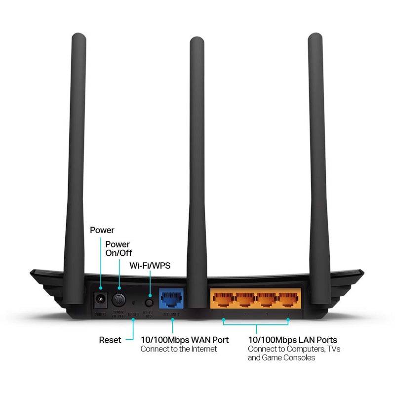 Tp-Link TL-WR940N Wireless Router - 300Mbps / 2.4 GHz / WAN / LAN