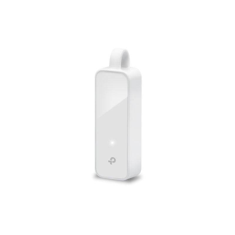 TP-Link UE300 USB 3.0 Gigabit Ethernet Network Adapter - 1x LAN / Gigabit / USB 3.0 / White