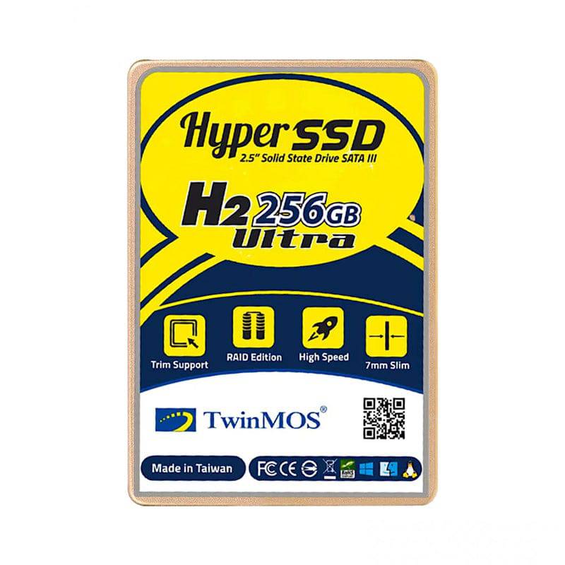 TwinMOS Hyper H2 Ultra - 256GB / 2.5-inch / SATA-III - SSD (Solid State Drive)