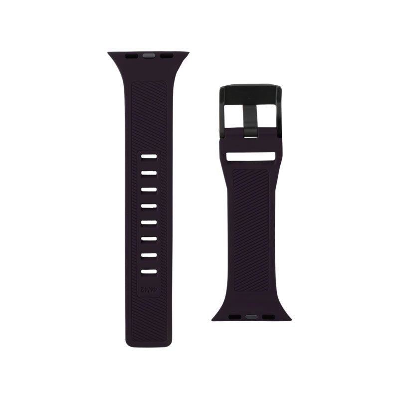 UAG Silicone Scout Strap - Apple Watch 42mm / 44mm / 45mm / Aubergine